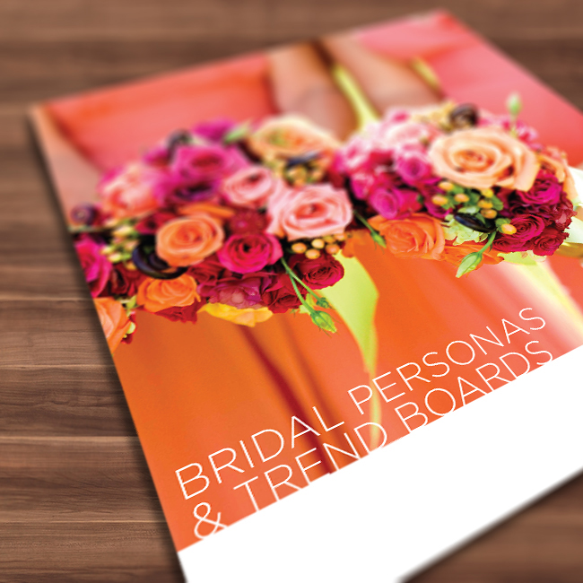 Bridal personas & trend boards mockup for 123 Print